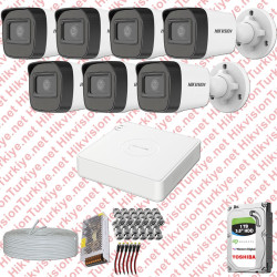 Hikvision 07 Kamera Fullhd Güvenlik Kamerası Seti 1tb Hdd
